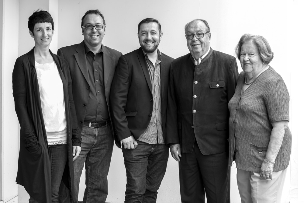 Drei Generationen der Familie Single