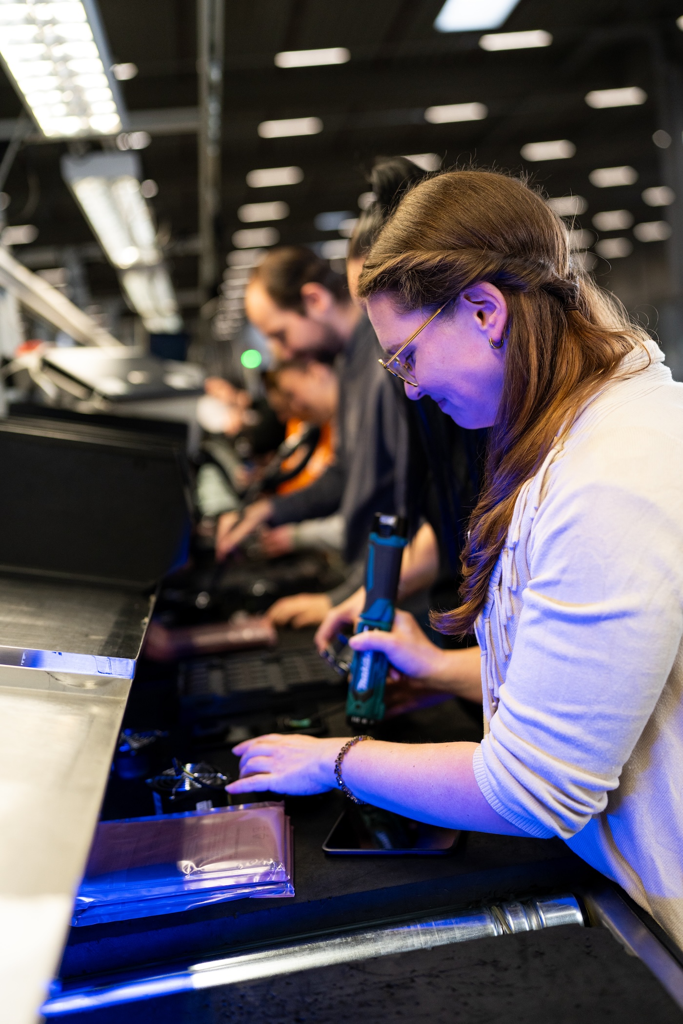 Production at QCG in Eschweiler