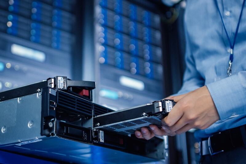 Server-Integration im Rack