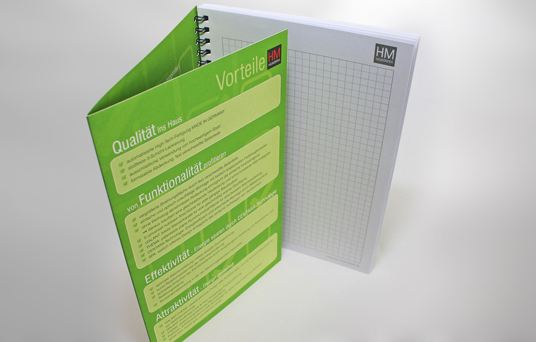Notizbuch im Corporate Design