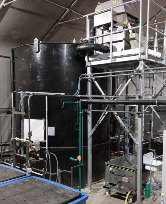 Abwasserbehandlungsanlage für Biodieselproduktion