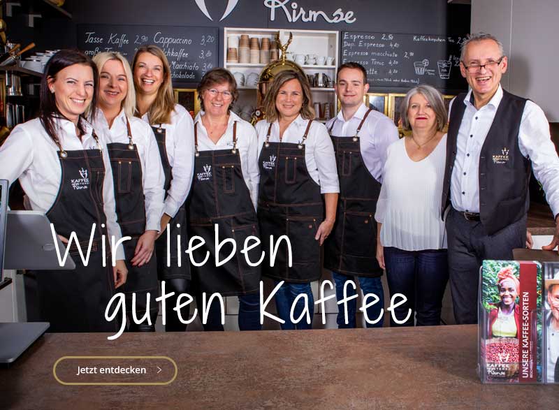 Das Team der Kaffeerösterei Kirmse
