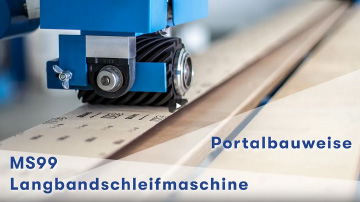 Automatik-Langbandschleifmaschine für zahlreiche Branchen