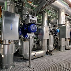 Großwärmepumpen-Heizwerk EWG Garching