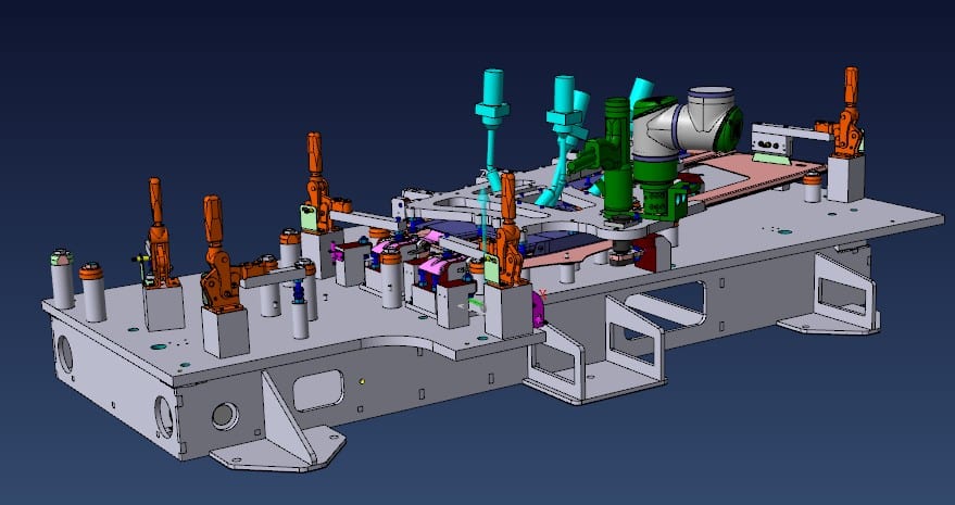 Maschinenkonstruktion in 3D-CAD