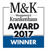 Winner MK Award 2017 (Management & Krankenhaus)