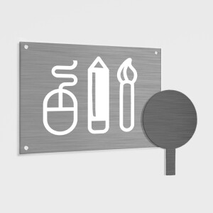 Schilder aus Alu-Dibond, PVC-Hartschaumplatte und Plexiglas