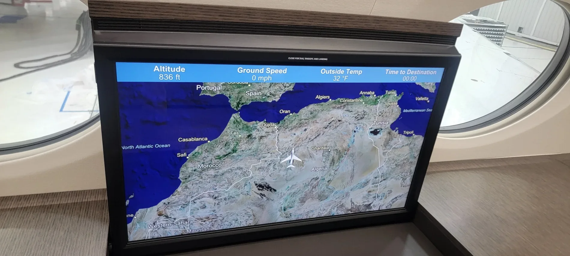 Cabin Moving Map Display