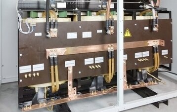 Versorgungstransformator im Prüffeld