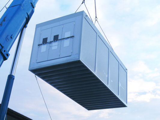 Versetzter Lackiercontainer