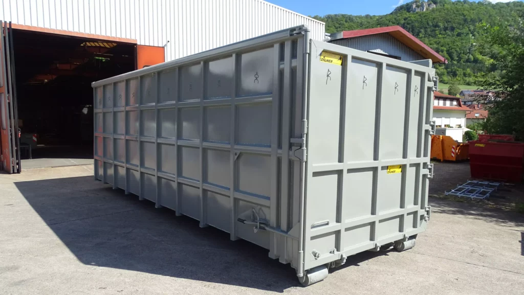 Emulsionsdichter Abrollcontainer