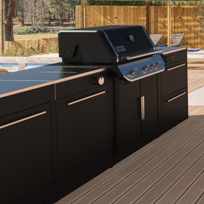 Planungsschritt der modularen Outdoorküche