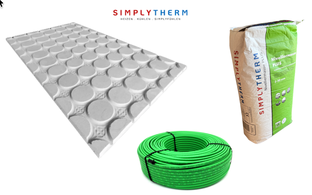 Simplytherm Systemlösungen für Boden, Wand und Decke