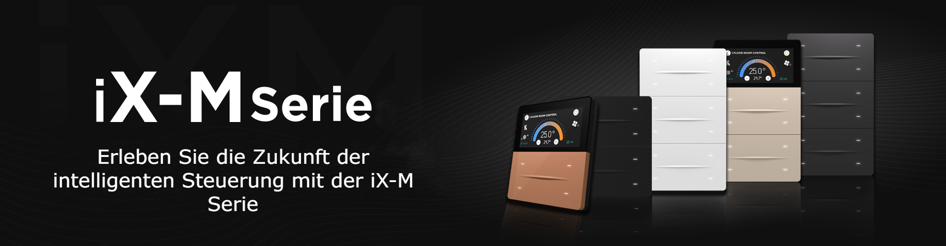 iX-M Serie KNX Touchpanel