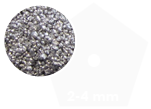 Alugranulat Körnung 2–4 mm
