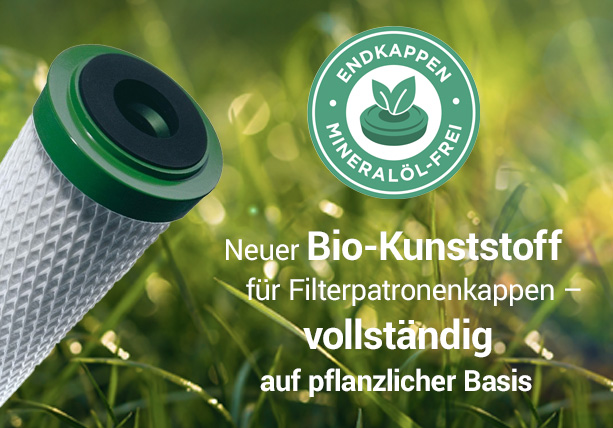 BIO-Kunststoff-Siegel für Filterpatronenkappen