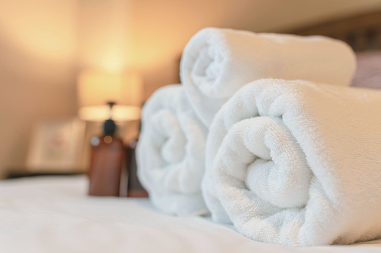 Handtuch in luxuriöser Hotelqualität, weiß