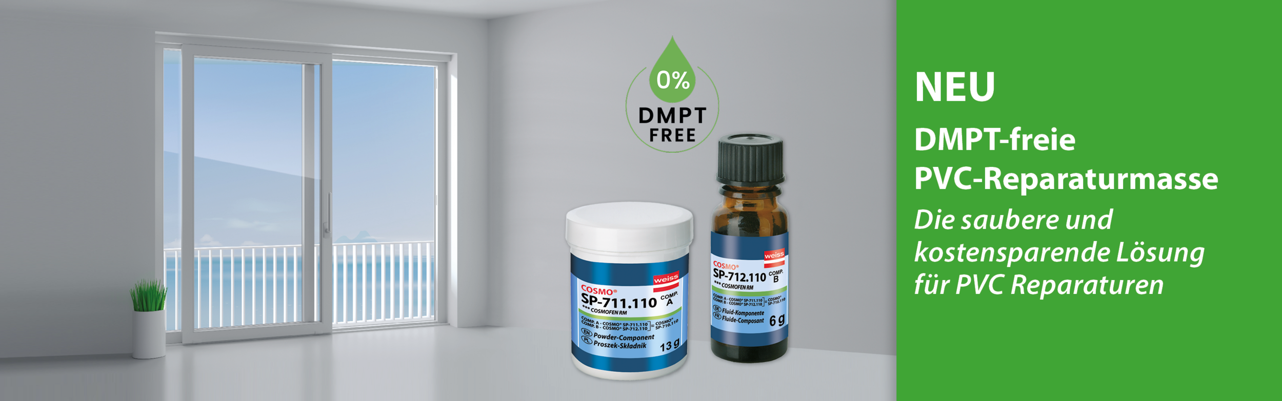 PVC-Reparaturmasse
