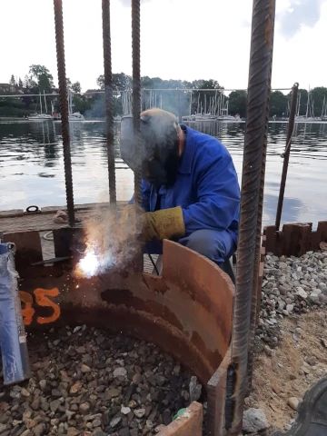 Welding of reinforcing steel