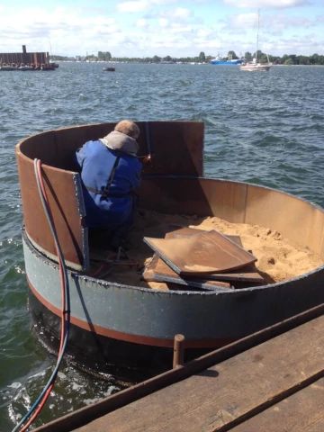Mooring pipe (cut to height)