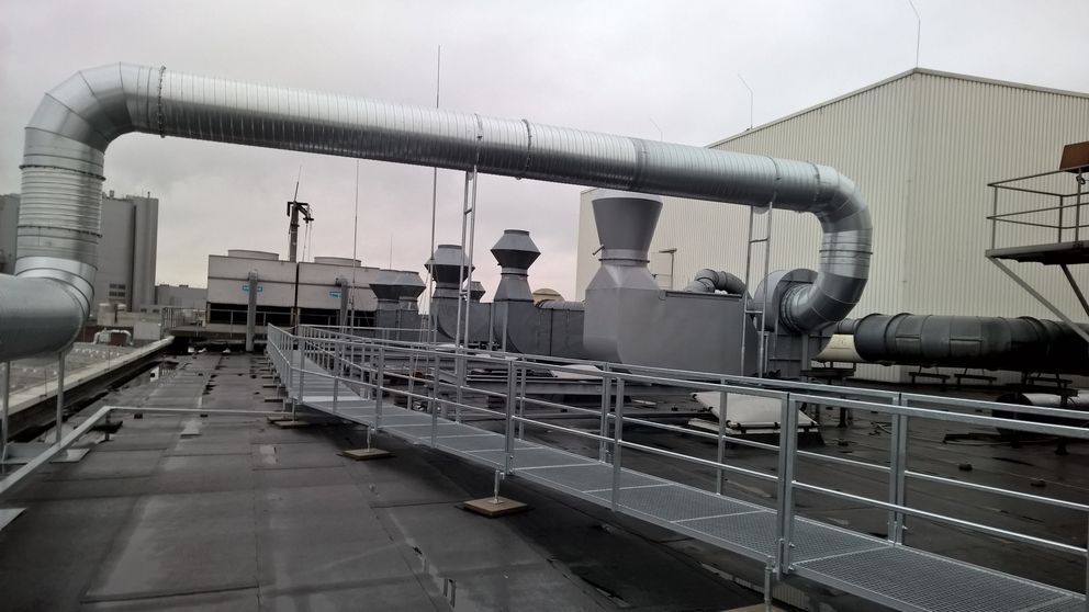 Abluftstation gasdicht