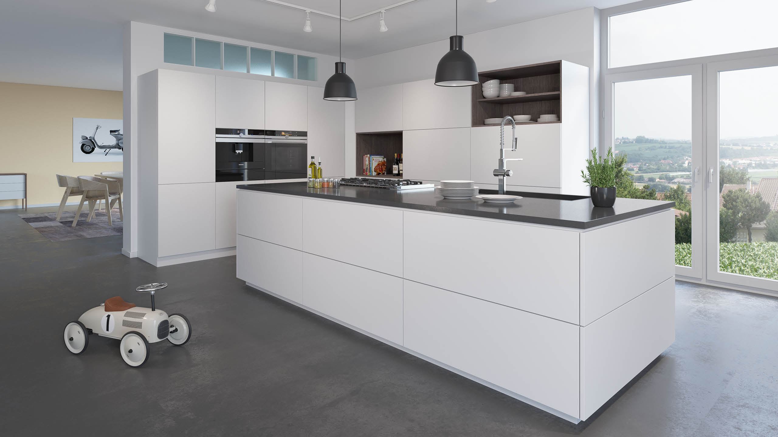CGI Interieur Küche