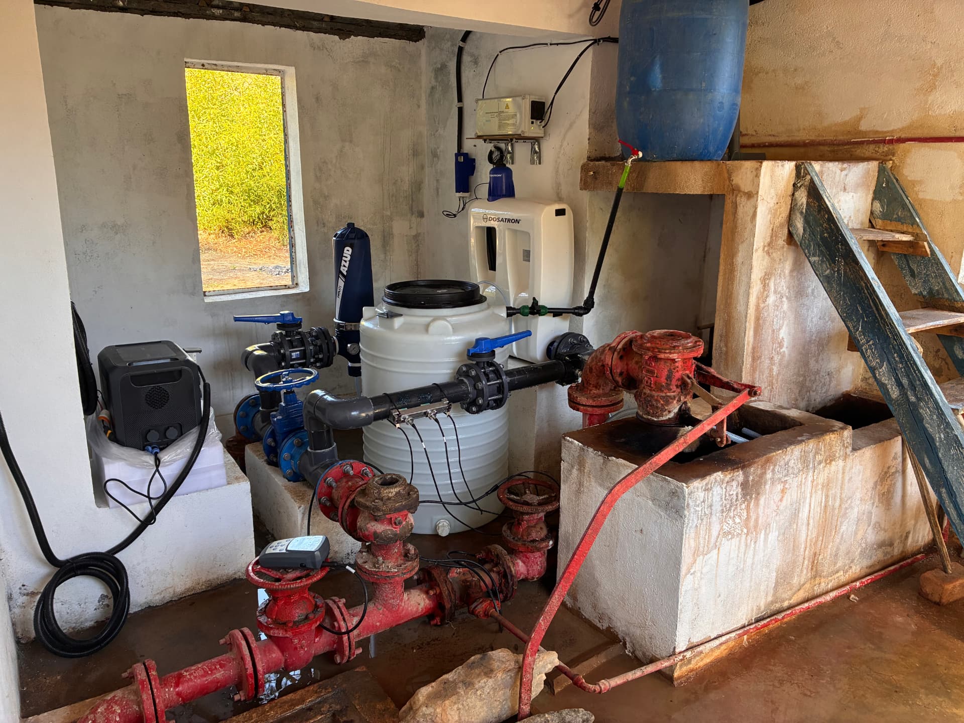 WATA-Dosatron-Anlage in Madagaskar