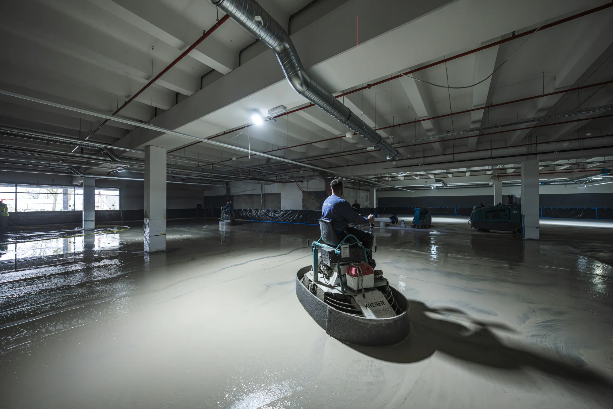 Bodensanierung mit EBALAN Basic Wet, Decathlon Dortmund