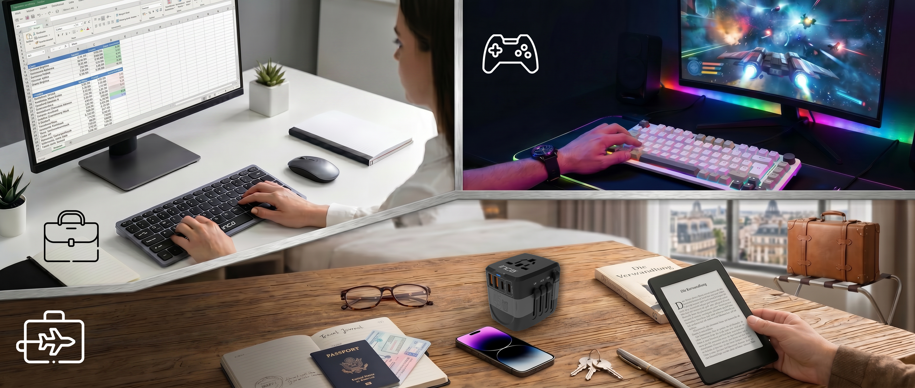 Für Arbeit, Gaming & Alltag