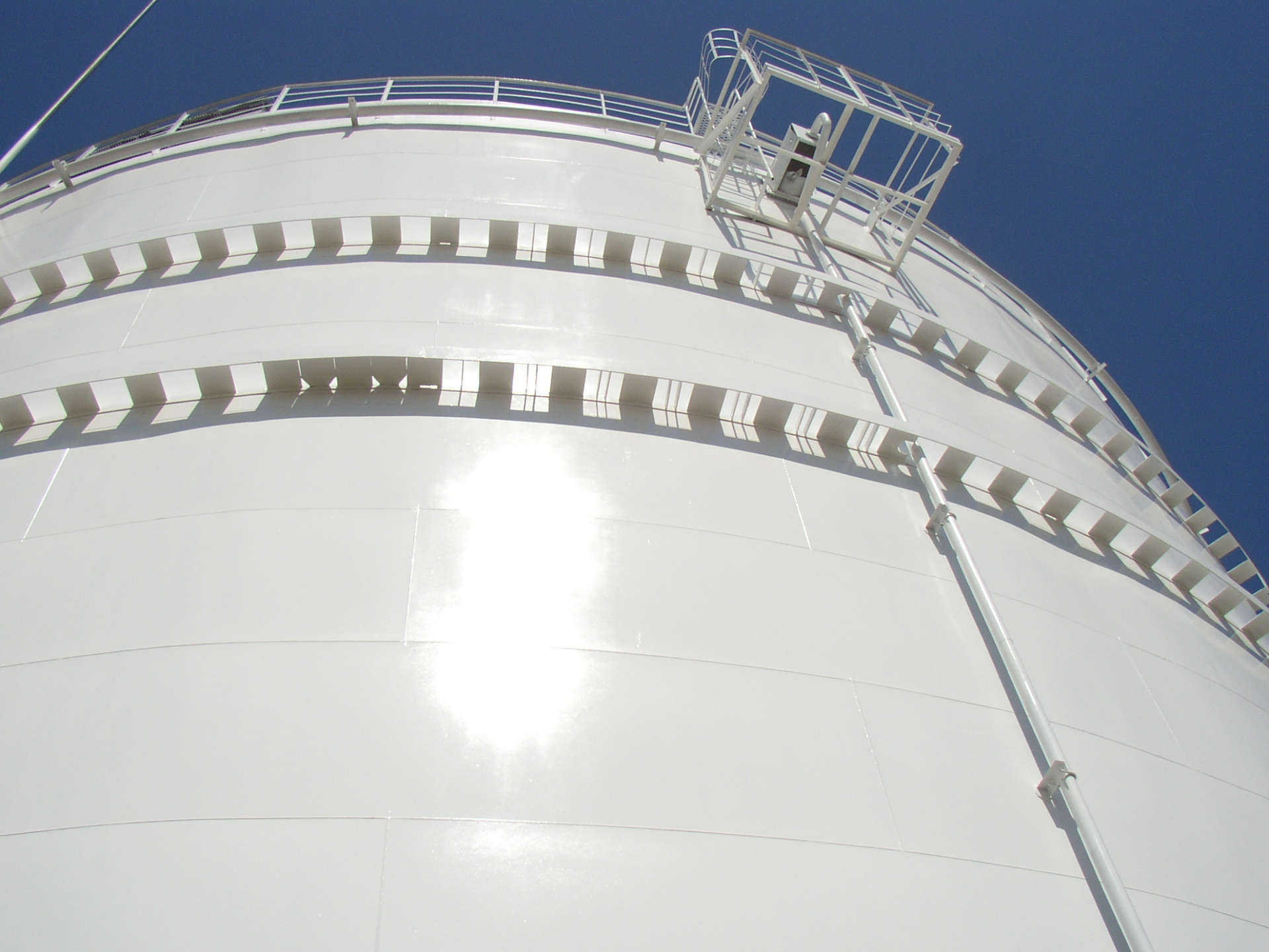 Silo mit Korrosionsschutzbeschichtung
