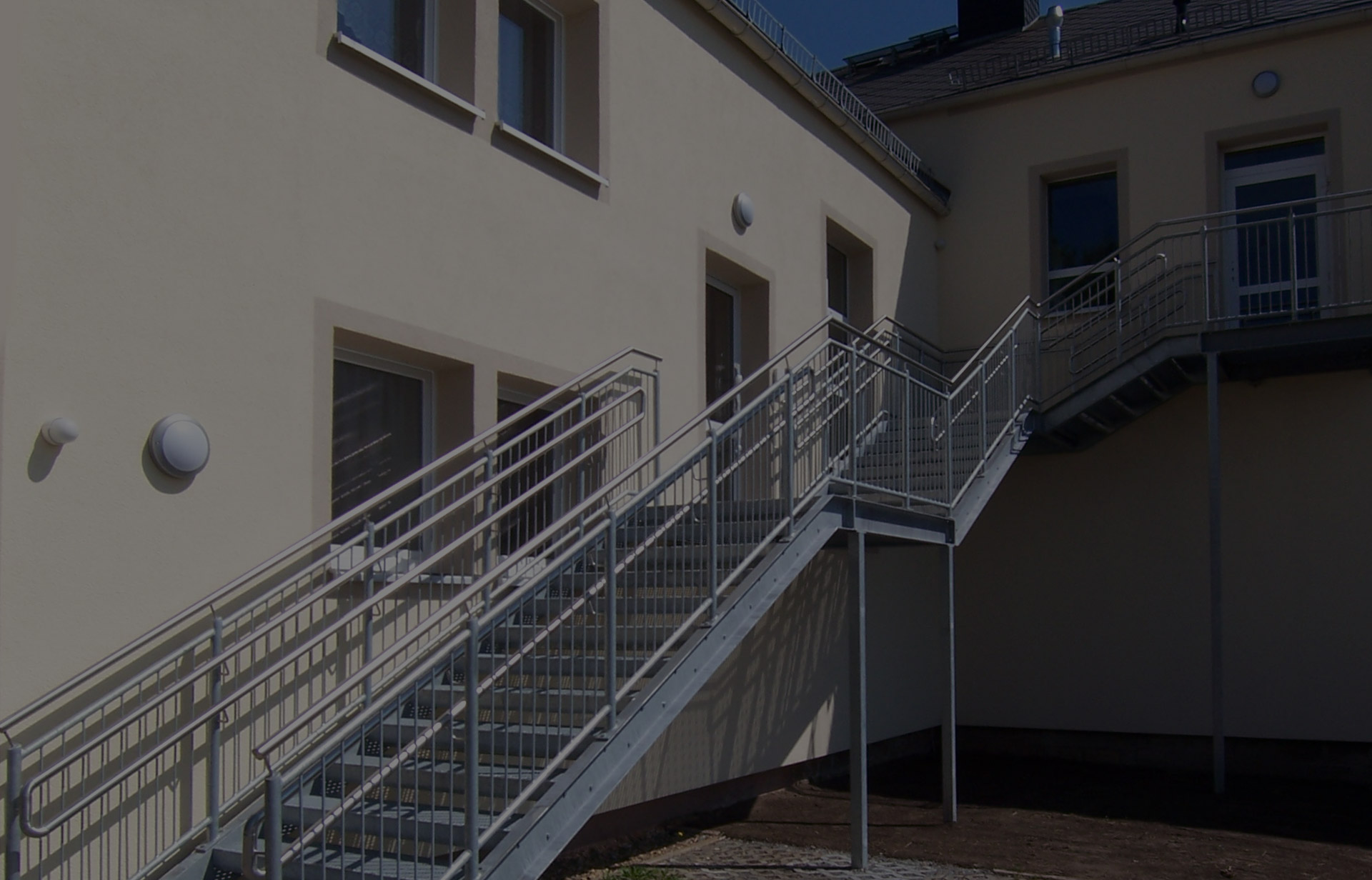 Treppenanlage aus Stahl