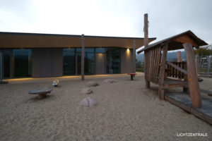 Beleuchtungsarbeiten Kindergarten Sandkiste