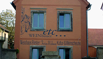 Façade painting, stenciling