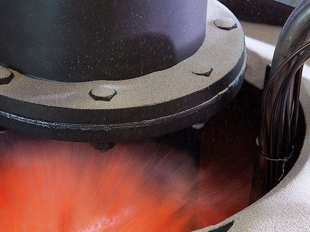 Wirbelschichtreaktor (Retorte)