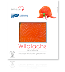 TOP-LAX Wildlachs, Verpackung