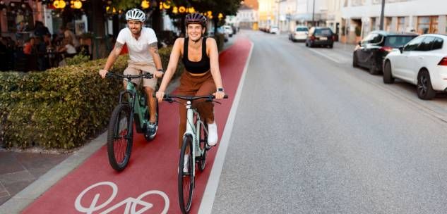 Radwegmarkierungen