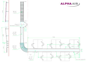 Schema der ALPHA Packstraße