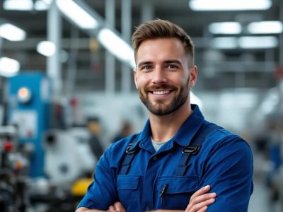 Techniker in der Werkstatt des Standorts Groß-Umstadt