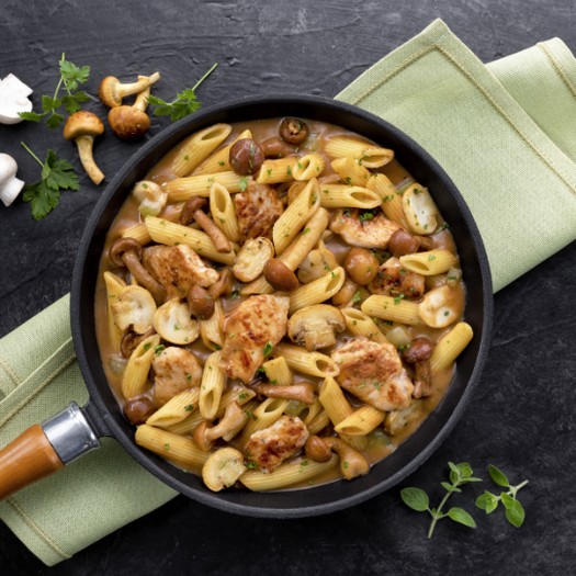 Pasta-Hähnchen-Pfanne