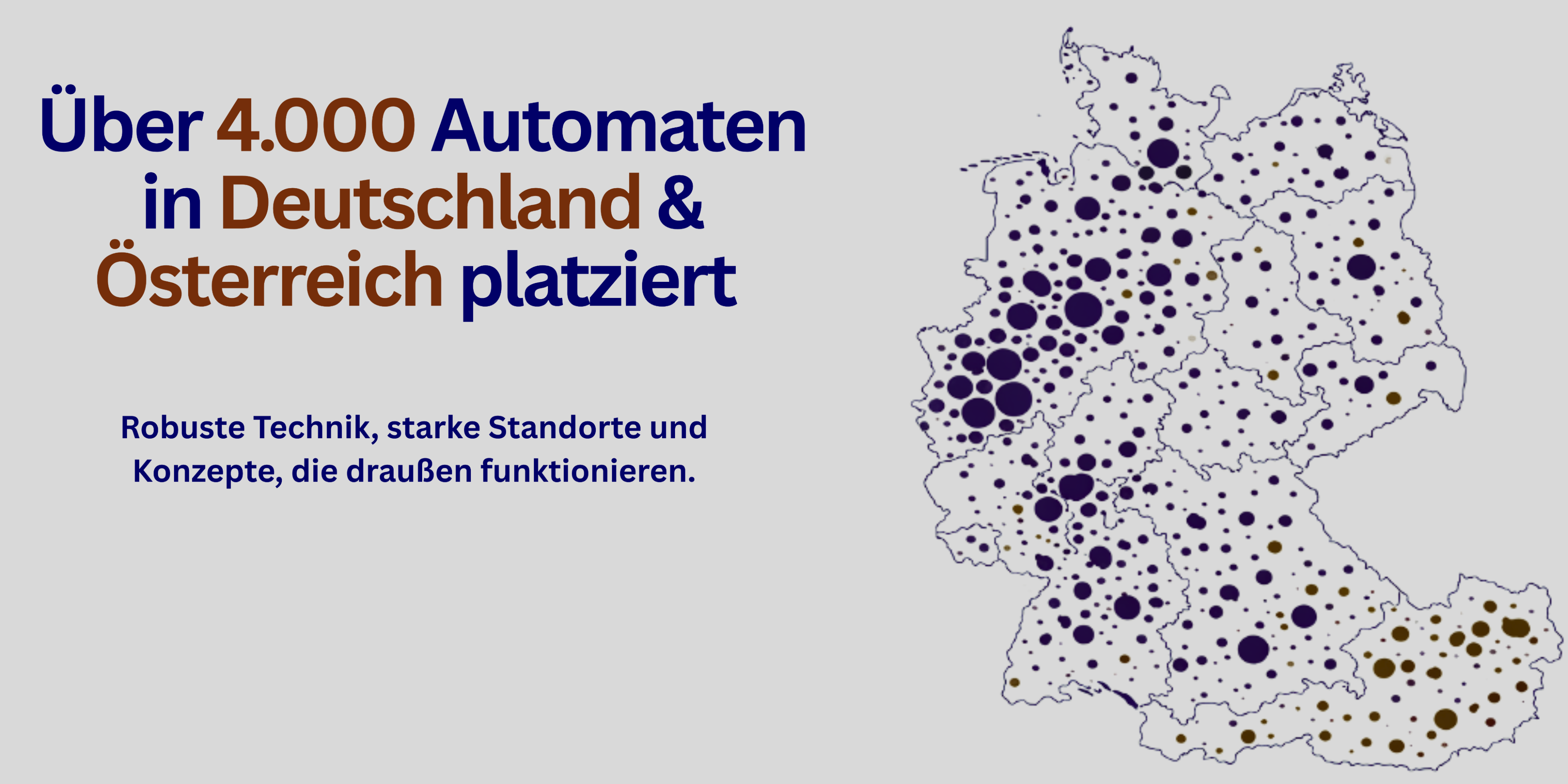 Machines placed in Germany and Austria