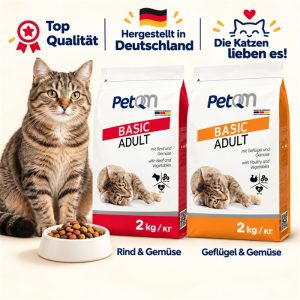 PetQM Cat Food Adult Beef & Poultry