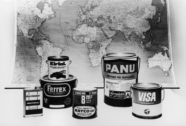 Historische Produkte FERREX, PANU, VISA