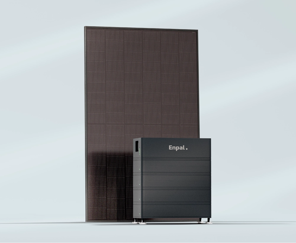 Solarmodul mit Stromspeicher