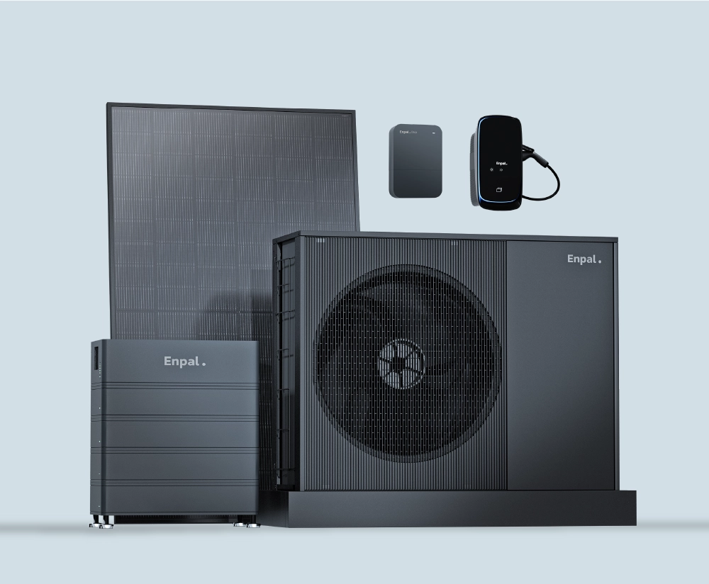 Komplettpaket Solar, Wärmepumpe, Speicher, Wallbox und Energiemanager