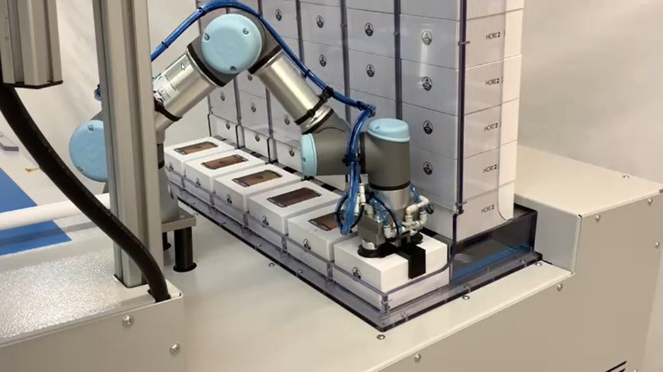 Automatisierte Verpackungsvorbereitungszelle
