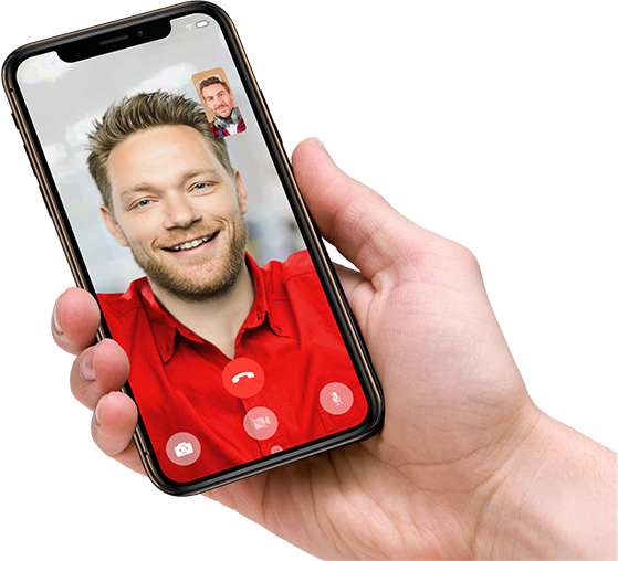 Technische Hotline per Video-Telefonie