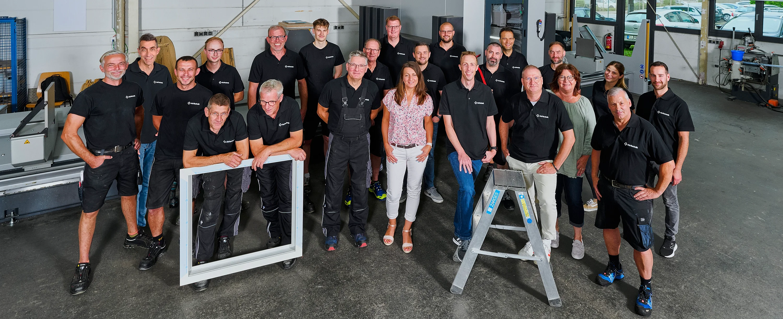 AluTechnik-Team in der Werkstatt