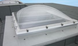 Lichtkuppel mit RWA-Steuerung