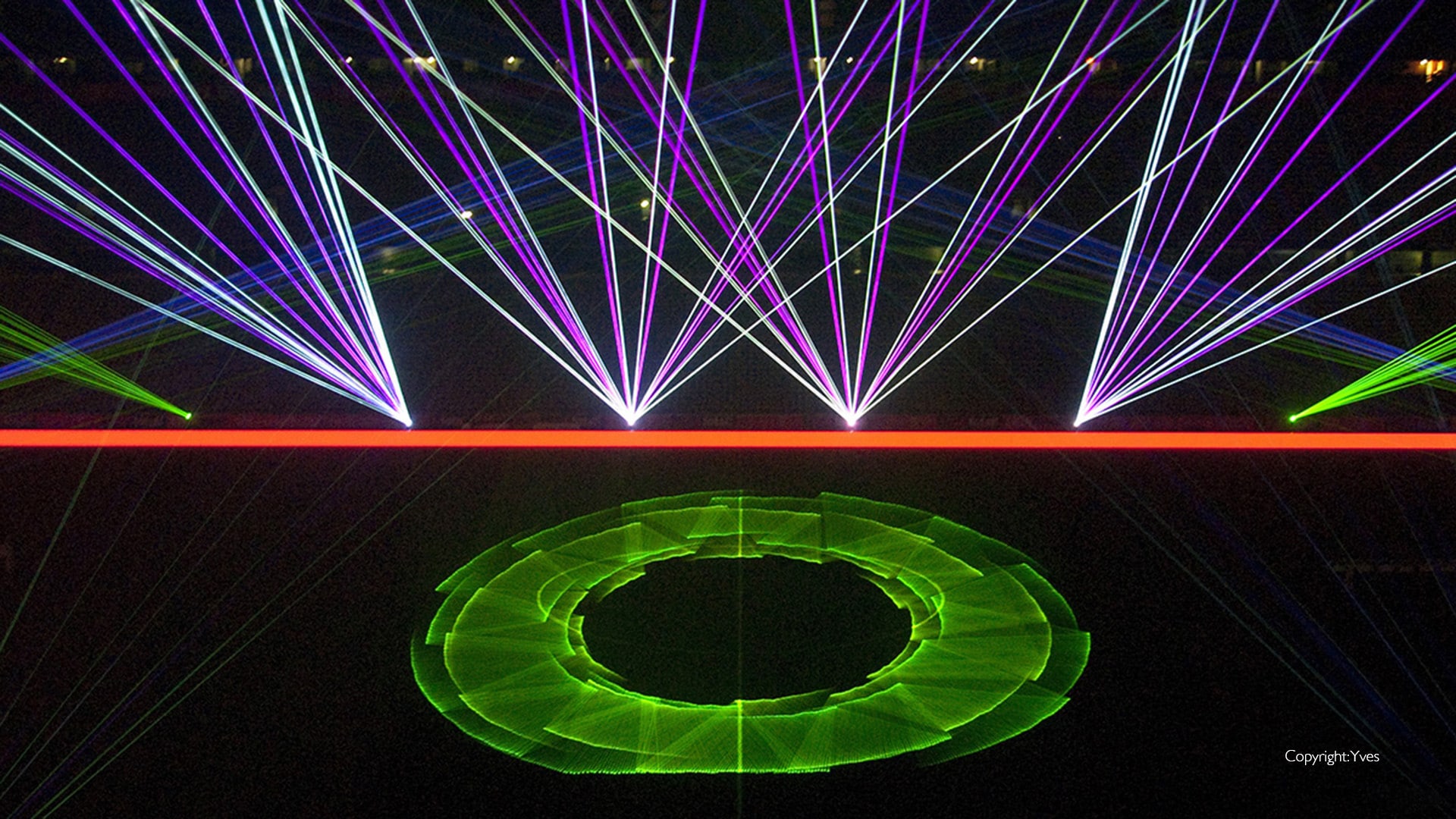 Laser für Sportveranstaltungen