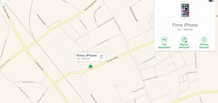 Smartphones über den Browser orten